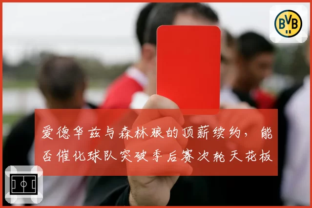 爱德华兹与森林狼的顶薪续约，能否催化球队突破季后赛次轮天花板？
